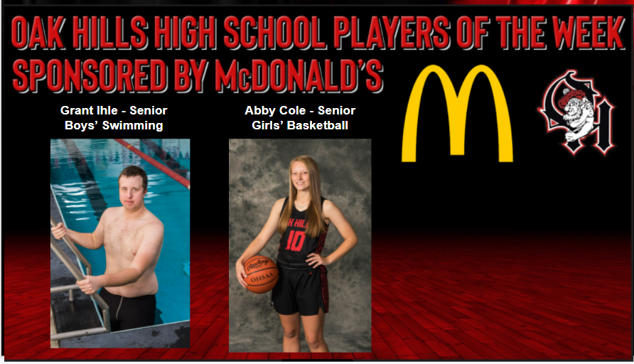 McDonald's OHHS Players of the Week